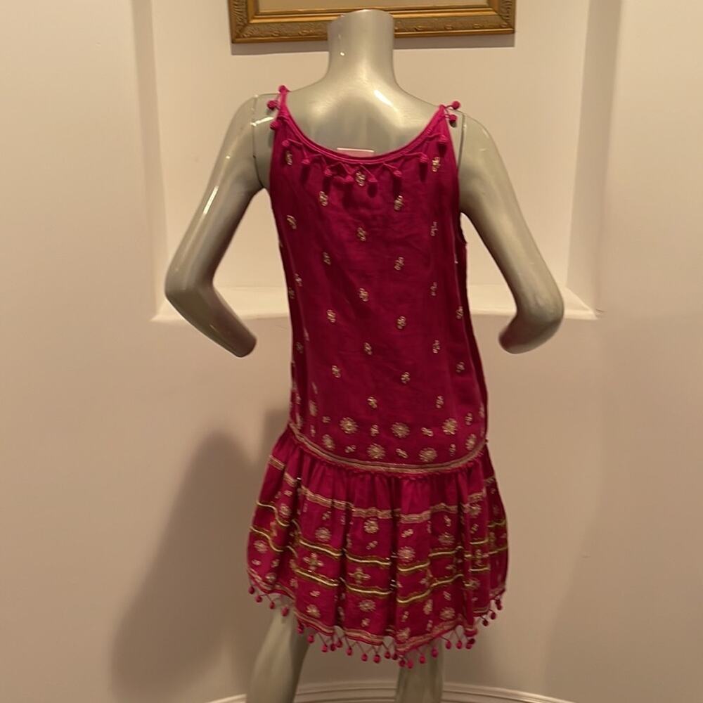 Calypso St. Barth Zulema Linen Dress Pink Size XS - Picture 6 of 12